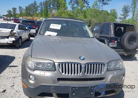 2008 BMW X3 3.0Si from USA, damaged, VIN WBXPC93418WJ23343